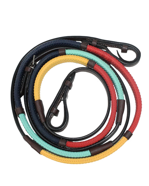 Kincade Rainbow Rubber Training Reins