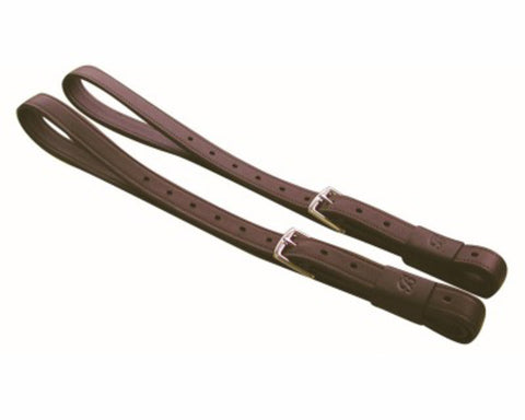 Bates Stock Stirrup Leathers in Heritage Leather