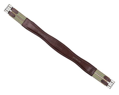 Marcel Toulouse Contour Shaped Padded Leather Girth