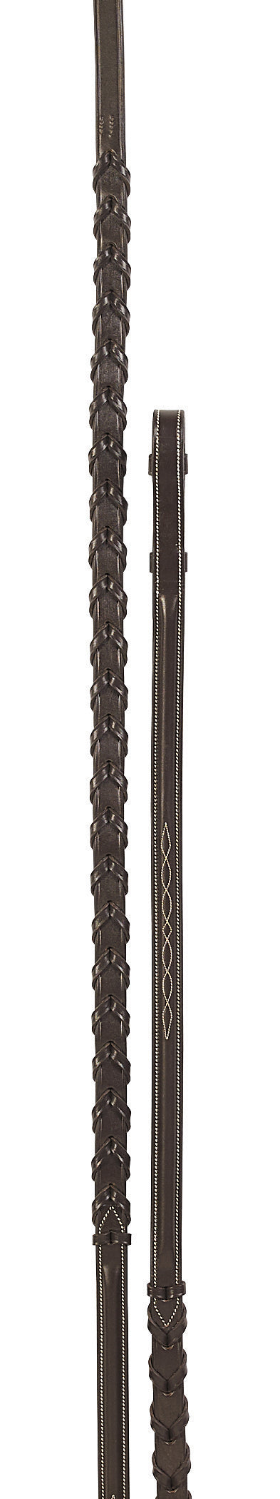 Schockemöhle Hunter Fancy-Stitched Laced Reins