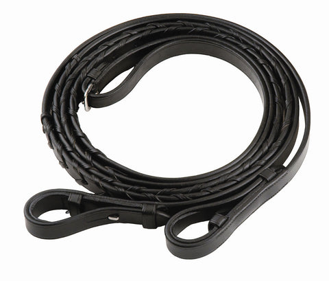Henri De Rivel Pro Extra-Long Flat Laced Reins