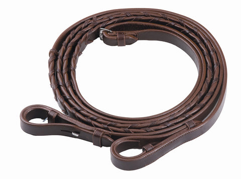 Henri De Rivel Pro Extra-Long Flat Laced Reins