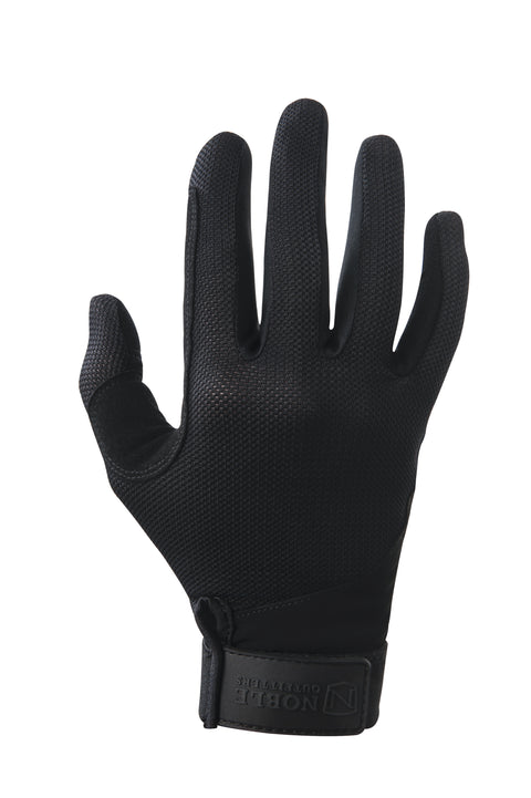 Noble Equestrian™ Perfect Fit Cool Mesh Glove - Black / 5 - Schooling Gloves