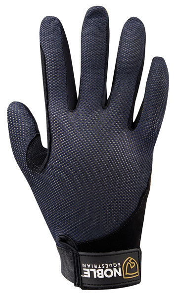 Noble Equestrian™ Perfect Fit Cool Mesh Glove - Dark Navy / 5 - Schooling Gloves