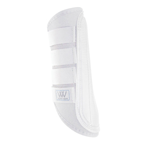 Woof Wear Single-Lock Brushing Boots - White / Large - Horse Boots