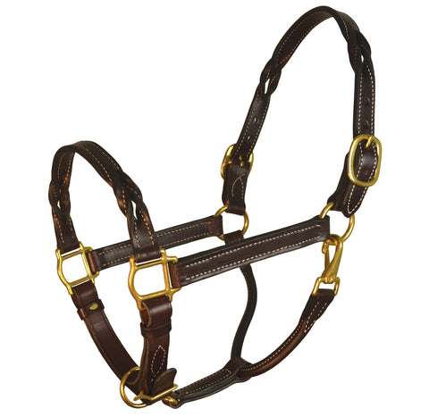 Perri’s® Twisted Leather Halter