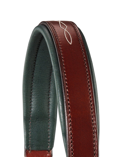 DS Classic Fancy-Stitched Leather Halter