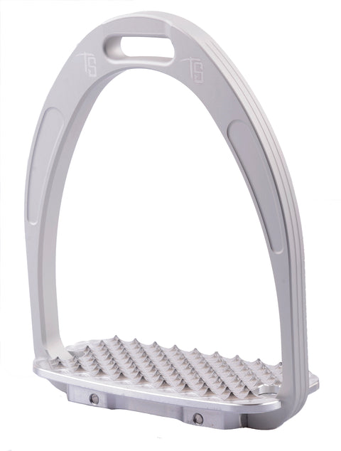 Tech Athena Jumper Stirrup Irons - Silver / 4 3/4 - Stirrup Irons
