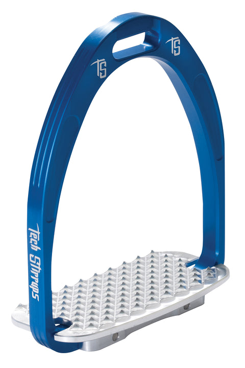 Tech Athena Jumper Stirrup Irons - Blue / 4 3/4 - Stirrup Irons