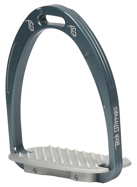 Tech Athena Jumper Stirrup Irons - Titanium / 4 3/4 - Stirrup Irons