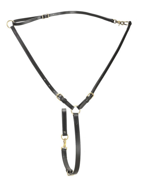 Tory Leather Company Martingale with Solid Brass Hardware