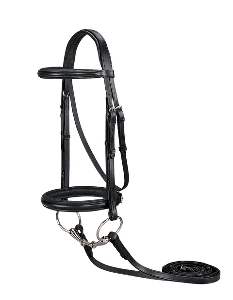 Suffolk™ Single Crown Classic Dressage Bridle