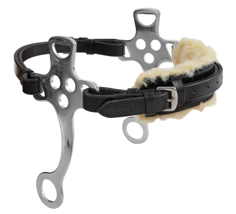 Shires English Hackamore - Havana / One Size - Bits