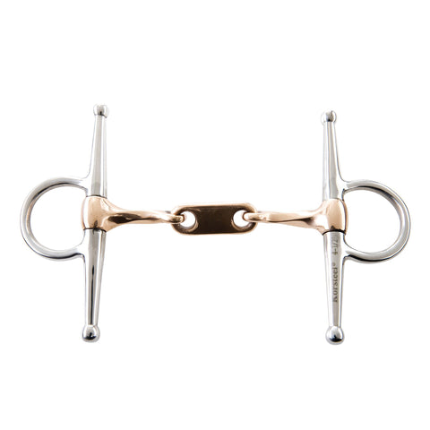 Korsteel® Stainless Steel Twisted Copper Mouth Dr. Bristol Full Cheek Bit