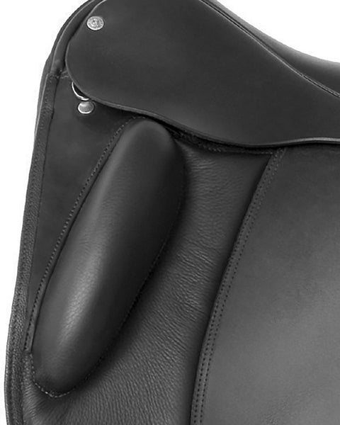 Wolfgang Signature Solo Dressage Saddle in Smooth Leather by Custom Saddlery