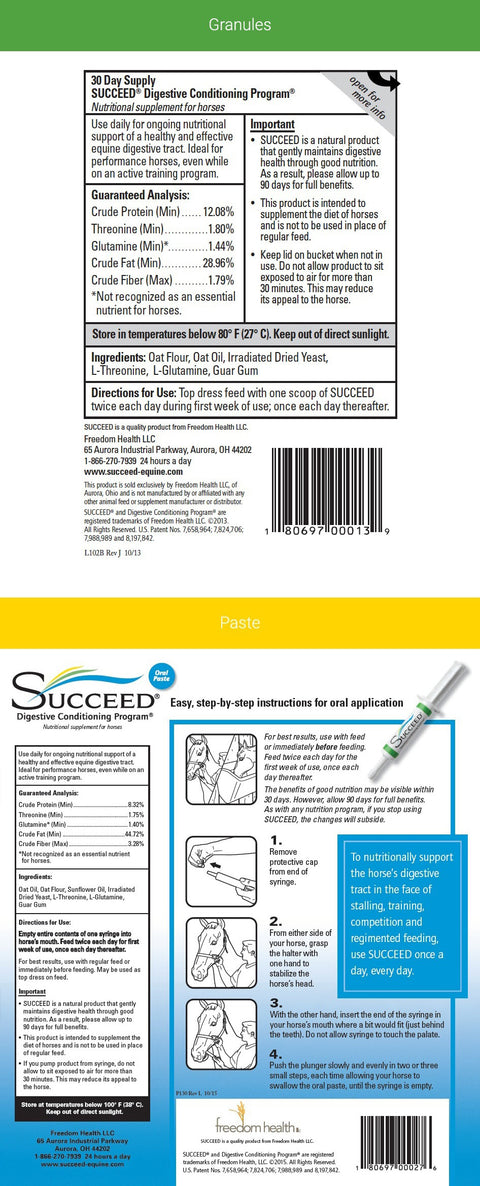 Succeed Syringe Digestive Supplement
