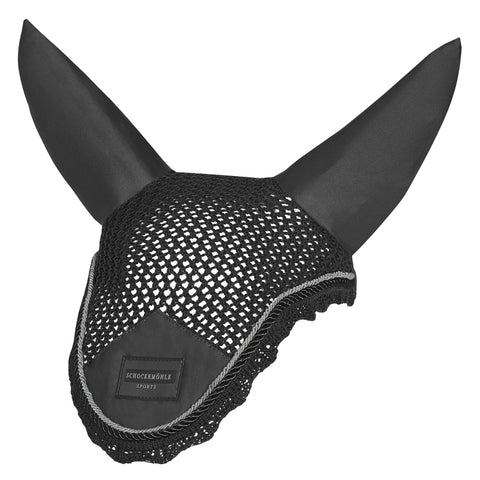 Schockemöhle Fly Veil - Graphite / Horse-F/S - Ear Nets & Bonnets