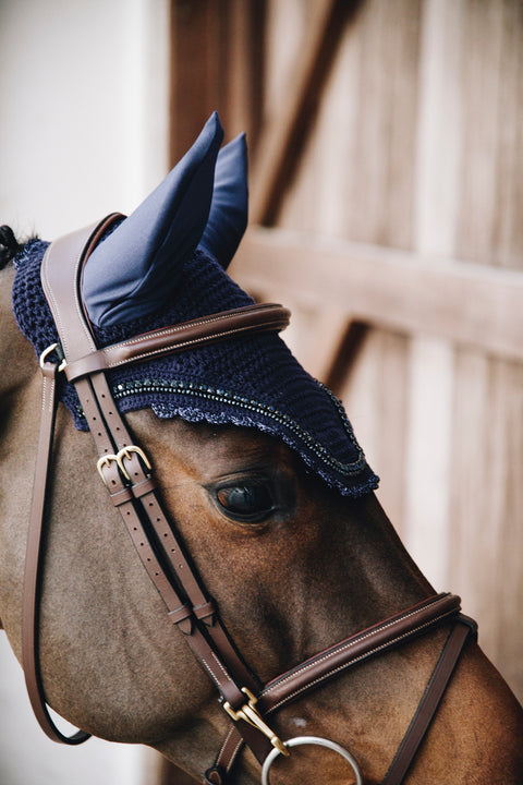 Kentucky Horsewear Wellington Stone & Pearl Fly Veil