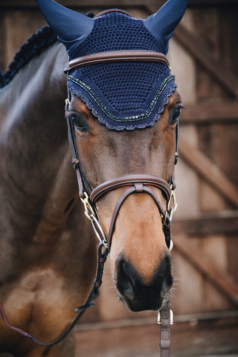Kentucky Horsewear Wellington Stone & Pearl Fly Veil