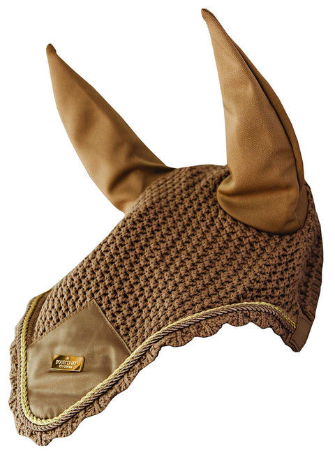 Equestrian Stockholm Classic Ear Bonnet - Champagne / Full - Ear Nets & Bonnets