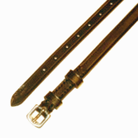Coronet™ English Leather Spur Straps with Keepers - Spur Straps & Spurs