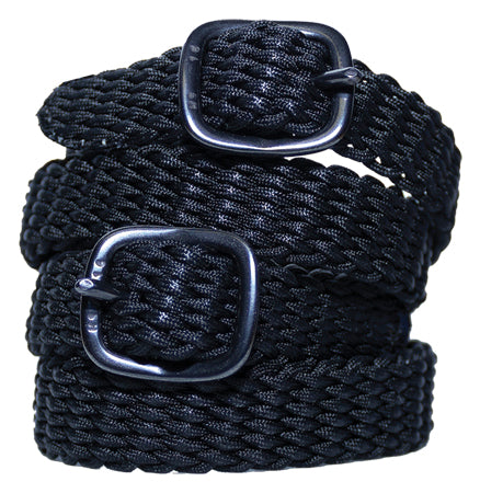 Herm Sprenger® Black Buckle Nylon Spur Straps