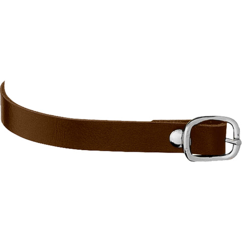 Herm Sprenger Black Buckle Leather Spur Straps