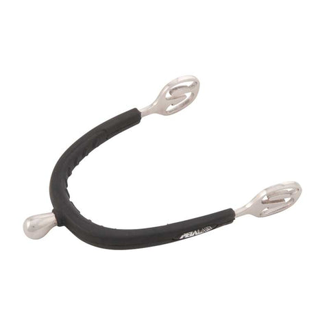 Metalab Round Head Rubber Covered Spurs - Large Cup