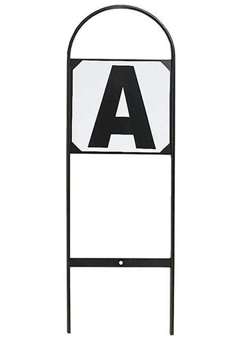 Dressage Letters Set of Eight - Black / N/A - Jumps & Arena Equipment