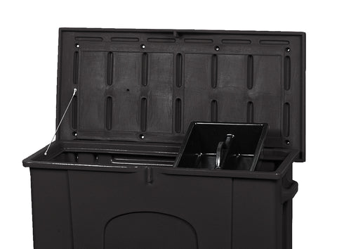 Burlingham Pony Sport Trunk with Padded Seat - Black / N/A - Trunks