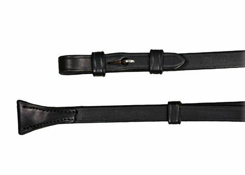 Vespucci Dressage Curb Reins with Hook Studs