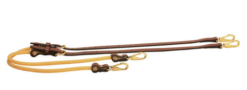 Tory Leather Company Leather & Surgical Tubing Side Reins