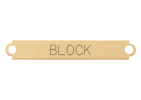 Fancy Martingale Nameplate