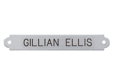 Fancy Saddle Nameplate