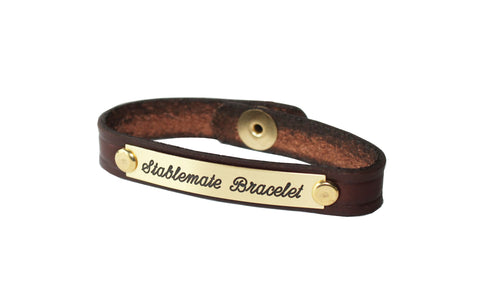 Stablemate Leather Bracelet