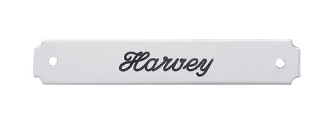 Notched Corner Halter Nameplate - 1 or 2 lines