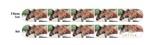 Emery Boards - 3 Horses - Novelty & Gifts