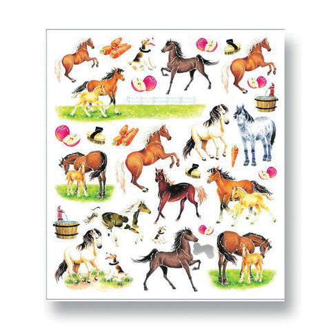 Kelley and Company Colorful Horse Stickers