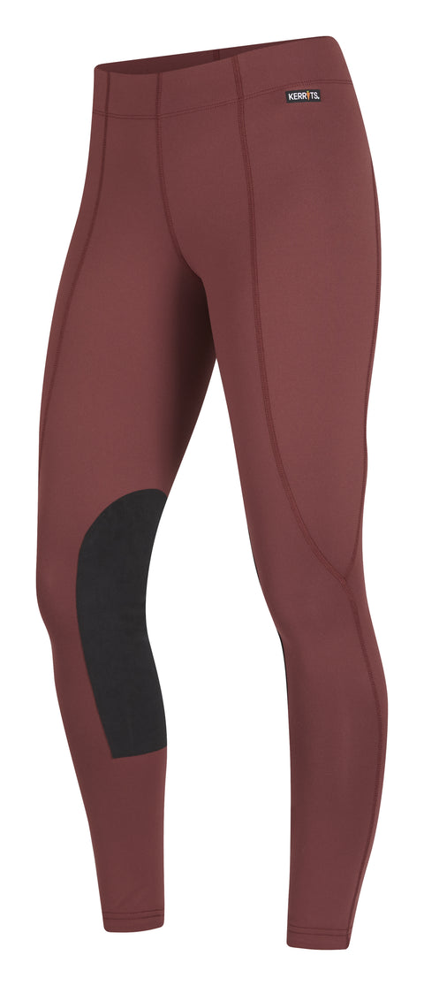 Kerrits® Flow Rise Performance Riding Tight - Mahogany / 1X - Tights