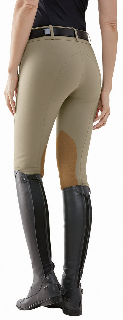 THE TAILORED SPORTSMAN™ Trophy Hunter Low-Rise Breech - Tan / 22 - Knee Patch Breeches