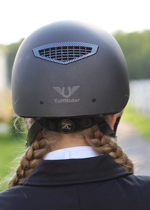 TuffRider® Starter Helmet with Carbon Fiber Grill