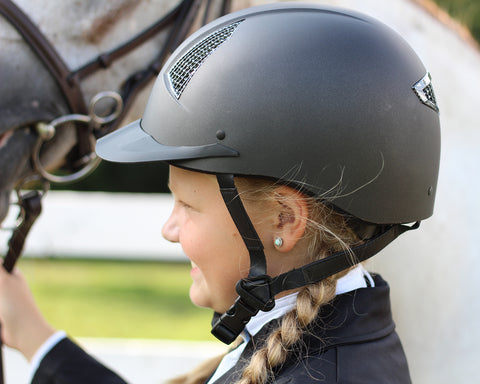 TuffRider® Starter Helmet with Carbon Fiber Grill
