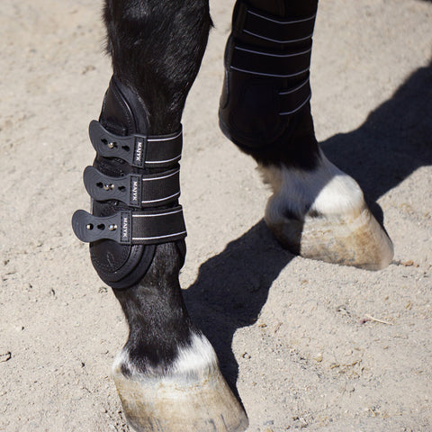 Majyk Equipe® Leather Jump Boots with Removable Impact Liners (Snap Closure)