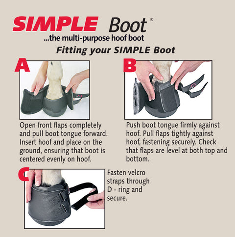 Cavallo™ Simple Slim Sole Hoof Boots