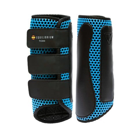 Equilibrium Tri-Zone Impact Hind Boots - Blue / Small - Horse Boots