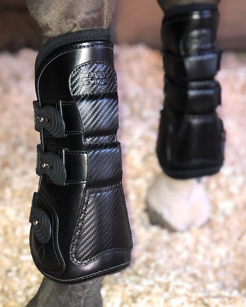 Majyk Equipe® Estrella Carbon Leather Tendon Boots