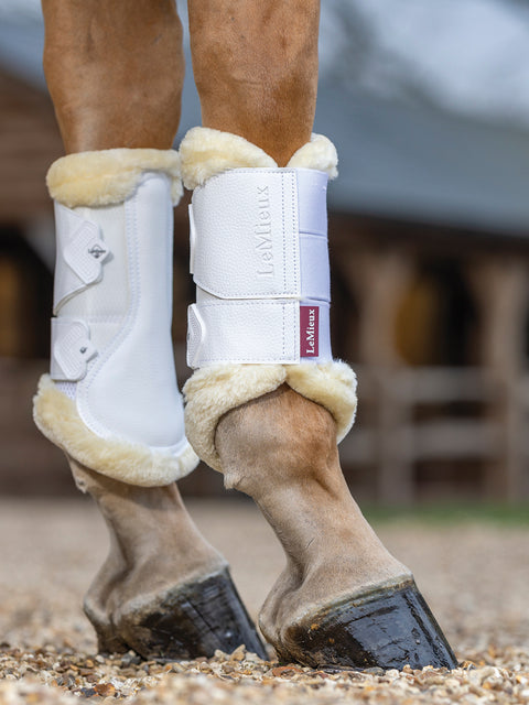 LeMieux® Fleece-Lined Mesh Brushing Boots