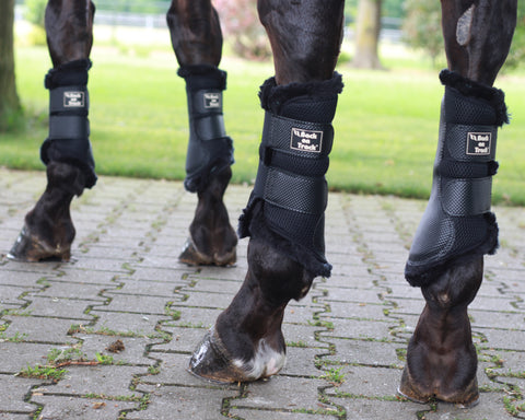 Back on Track® 3D Mesh Splint Boots with Faux Fur