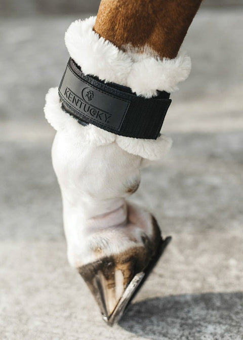 Kentucky Horsewear Vegan Sheepskin Young Horse Fetlock Boots