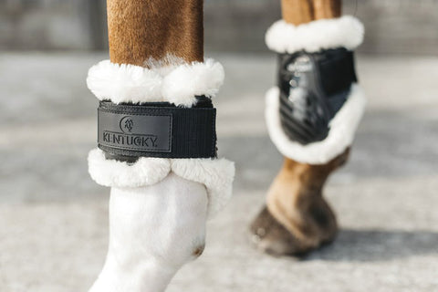 Kentucky Horsewear Vegan Sheepskin Young Horse Fetlock Boots